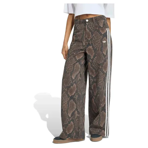 아디다스 Snake Print 데님 루즈 바지 143085176