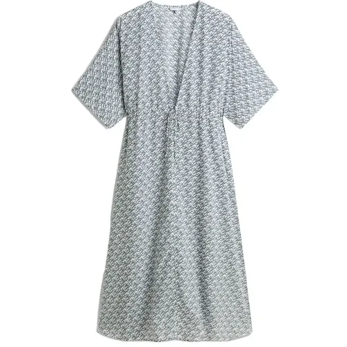 타미힐피거 UW0UW05960 Kaftan 3/4 소매 미디 원피스 143240604