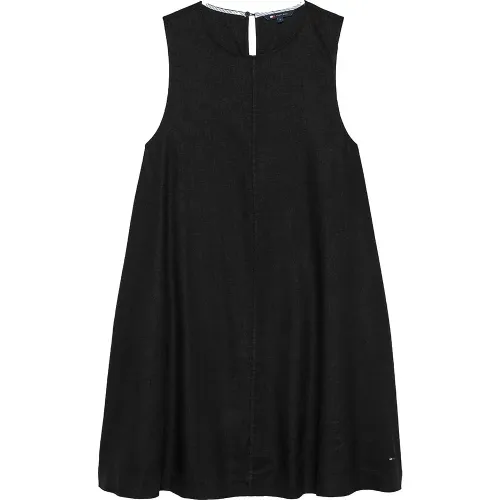 타미힐피거 DW0DW22343 린넨 Plus Size 나시 짧은 원피스 143243054