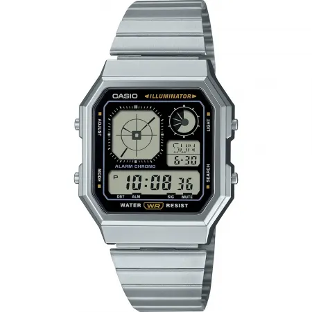 카시오 A130 34.0mm 3ATM Quartz Digital 시계 143244484