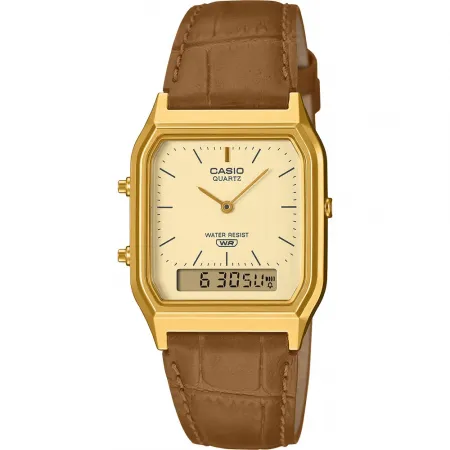 카시오 AQ-230 30.0mm 3ATM Quartz Analog-Digital 여성용 시계 143244500