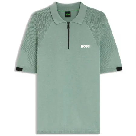 보스 Per폼 Max 10284400 그린 반팔 스웨터 143432101