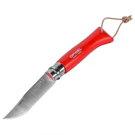 OPINEL No 08 Red With Sheath 접이식 칼 2137917808