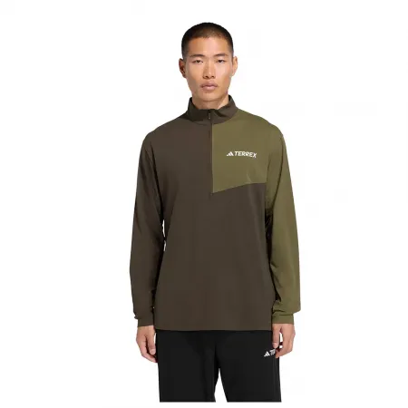 아디다스 테렉스 멀티 클라이마쿨 하프 지퍼 긴팔 티셔츠 2142667274