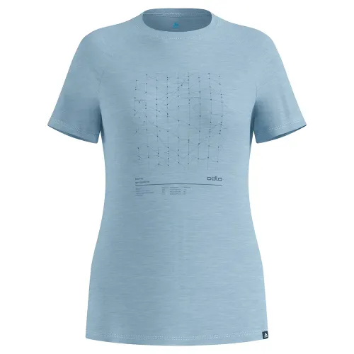 오들로 메리노 Tencel Hyper Map 반팔 티셔츠 2142721300