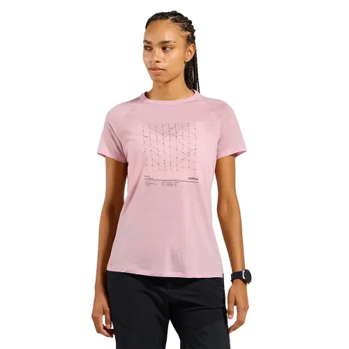 오들로 메리노 Tencel Hyper Map 반팔 티셔츠 2142721306