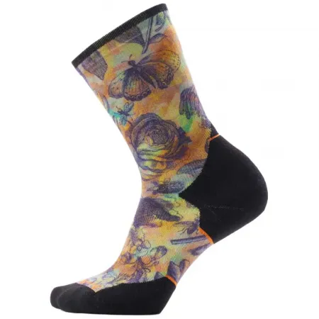 스마트울 Trail Run Targeted Cushion Floral Party Print 크루 양말 2142876874