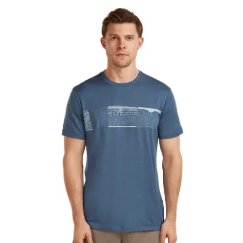 아이스브레이커 메리노 150 Tech 라이트 Elevation Line 반팔 티셔츠 2143012107