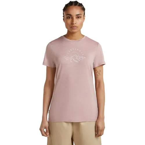 아이스브레이커 메리노 150 Tech 라이트 Sunrise Summit 반팔 티셔츠 2143012150