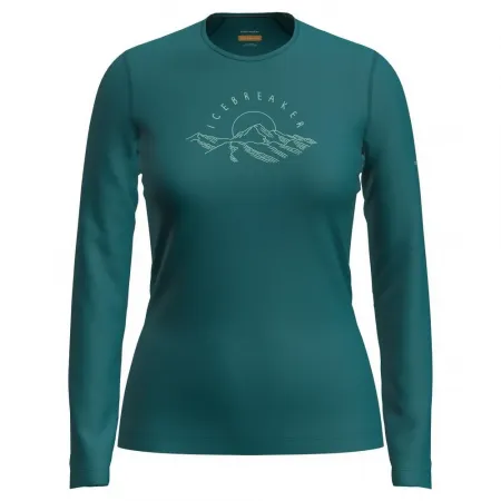 아이스브레이커 메리노 200 Oasis Crewe Sunrise Summit 긴팔 이너웨어 2143012164