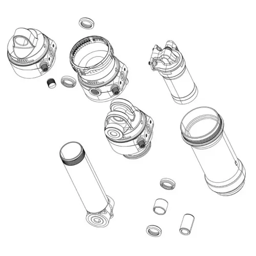 락샥 Deluxe RT RL A1 A2 RLR A1 B1 Deluxe 얼티메이트 Remote B2 37.5 45 mm 리어 쇼크 댐퍼 키트 3142561986