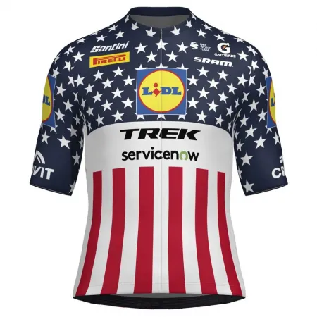 산티니 LIDL Trek USA National Champion 반팔 져지 3142823353