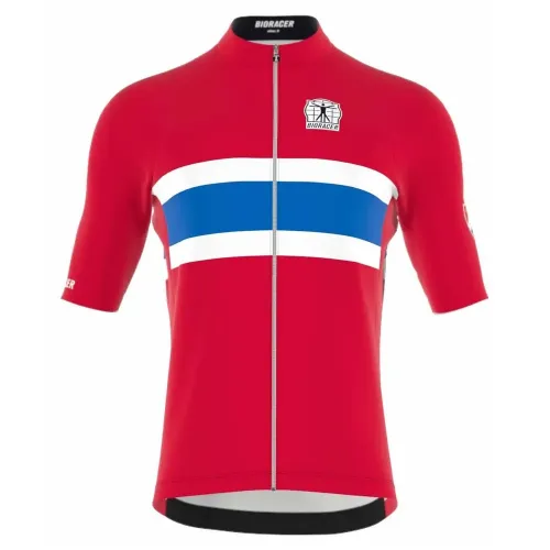 바이오레이서 Icon 클래식 Norwegian 사이클링 반팔 져지 3143057481