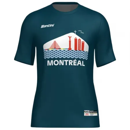 산티니 2026 UCI 로드 월드 챔피언쉽 Montreal 반팔 티셔츠 3143130358