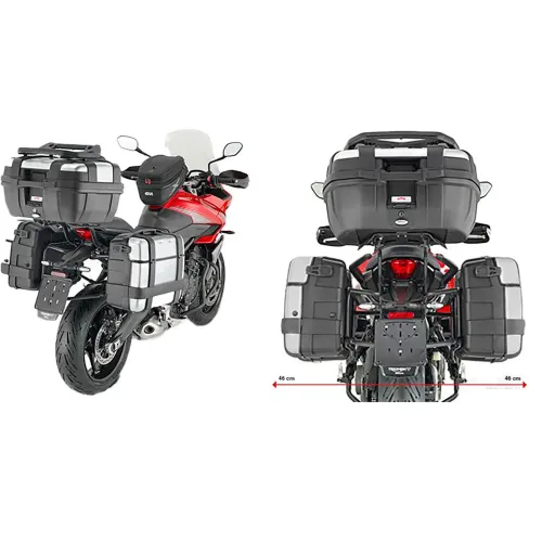 기비 3D600 Easylock 사이드 케이스 장착 어댑터 4141002415