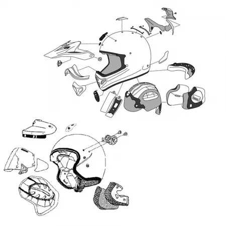 아라이 IC-5 헬멧 상단 에어벤트 4142699071