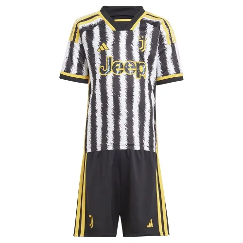 아디다스 유밴투스 23/24 홈 반팔 주니어 세트 5139927618