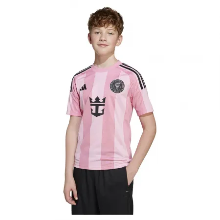 아디다스 인터 마이애미 CF 25/26 홈 주니어 반팔 티셔츠 5141585385