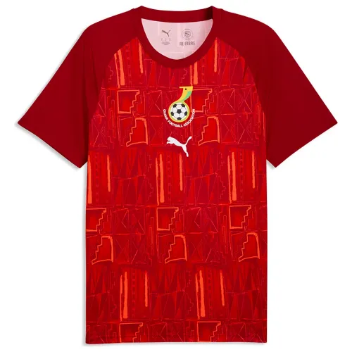 푸마 Ghana 25/26 프리매치 반팔 티셔츠 5142669805