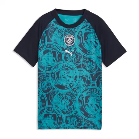 푸마 맨체스터 City FC 25/26 프리매치 주니어 반팔 티셔츠 5142669828