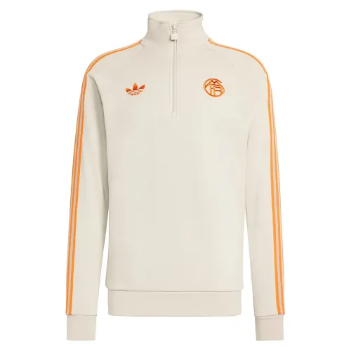 아디다스 FC Bayern 무니치 Originals 하프 지퍼 스웨트셔츠 5142681174
