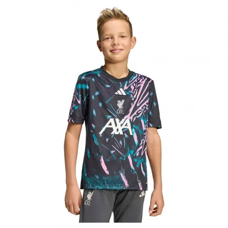 아디다스 리버풀 FC 25/26 프리매치 주니어 반팔 티셔츠 5142681509