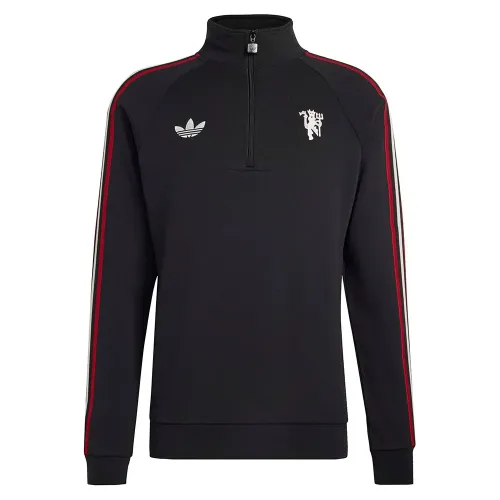 아디다스 Manchester United Originals 하프 지퍼 스웨트셔츠 5142681563