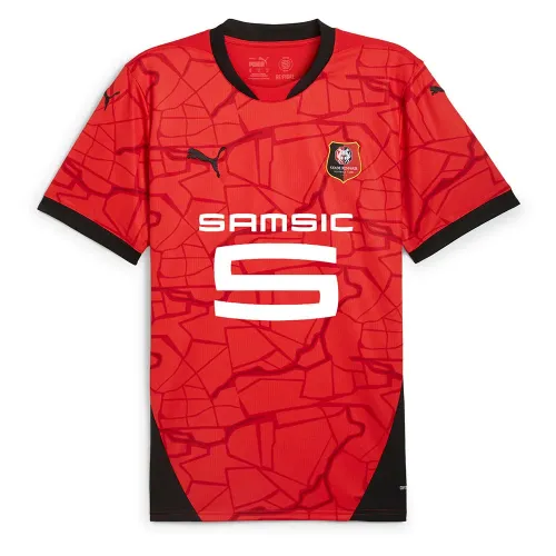 푸마 Stade Rennais 24/25 Replica home 반팔 티셔츠 5142918338