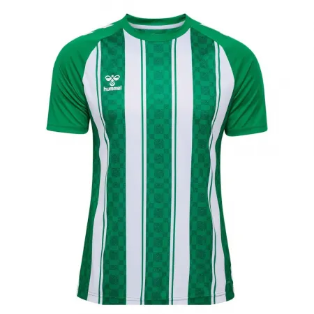 험멜 매치 스트라이프드 반팔 티셔츠 5142977867