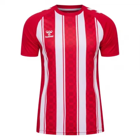 험멜 매치 스트라이프드 반팔 티셔츠 5142977870