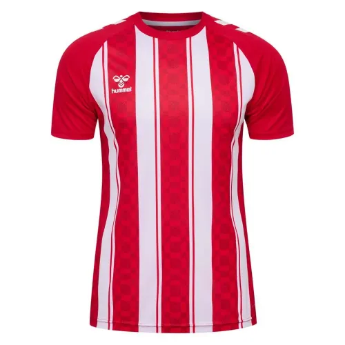 험멜 매치 스트라이프드 반팔 티셔츠 5142977870