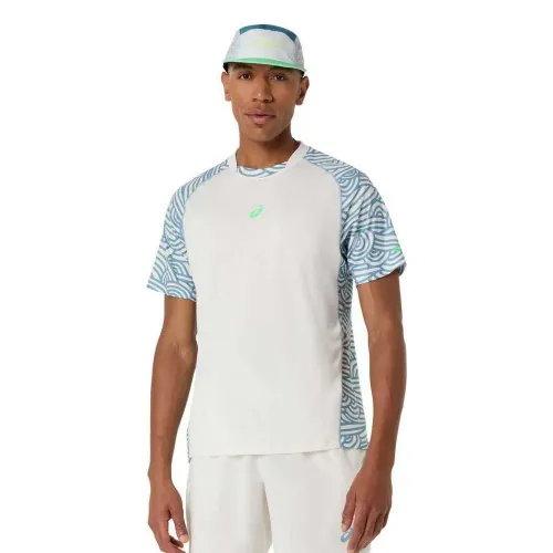 아식스 빠델 코트 All Over Print 반팔 티셔츠 6142632066