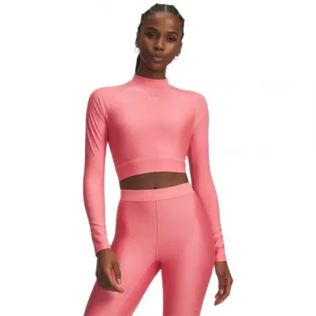언더아머 HeatGear Crop Mock 긴팔 티셔츠 6142830753