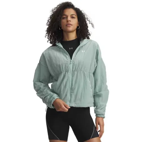 언더아머 Rival 우븐 Bungee 풀지퍼 스웨트셔츠 6142831378