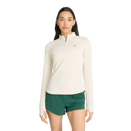 뉴발란스 애슬레틱스 히트 그리드 하프 지퍼 긴팔 티셔츠 6143059990