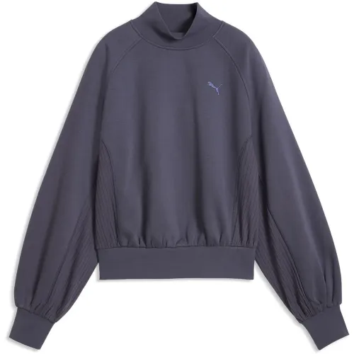 푸마 Her Relaxed Mock Neck 스웨트셔츠 6143157026