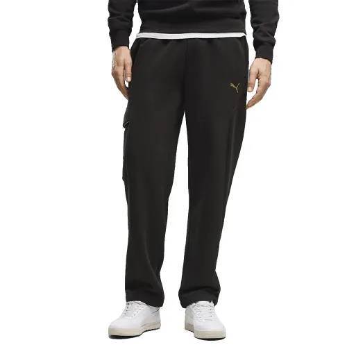 푸마 Sport Graphic Holiday Cat 로고 운동복 바지 6143157681