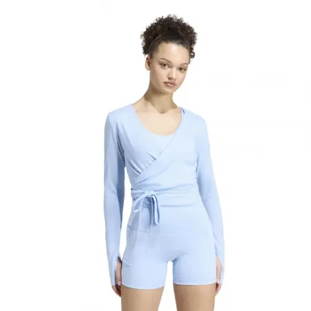 아디다스 3 Stripes Studio Soft Ballet Wrap 긴팔 티셔츠 6143209066