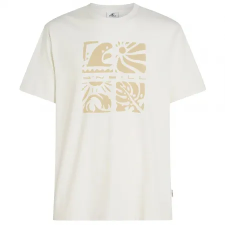 오닐 Melange Front Print 반팔 티셔츠 9142900242