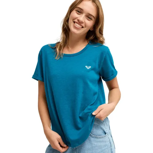 록시 Ocean Wave Regular Fit 반팔 티셔츠 9143310891